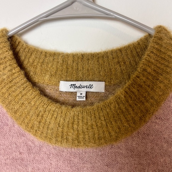 Madewell Otis Space Dye Striped Alpaca Blend Sweater - Picture 7 of 8